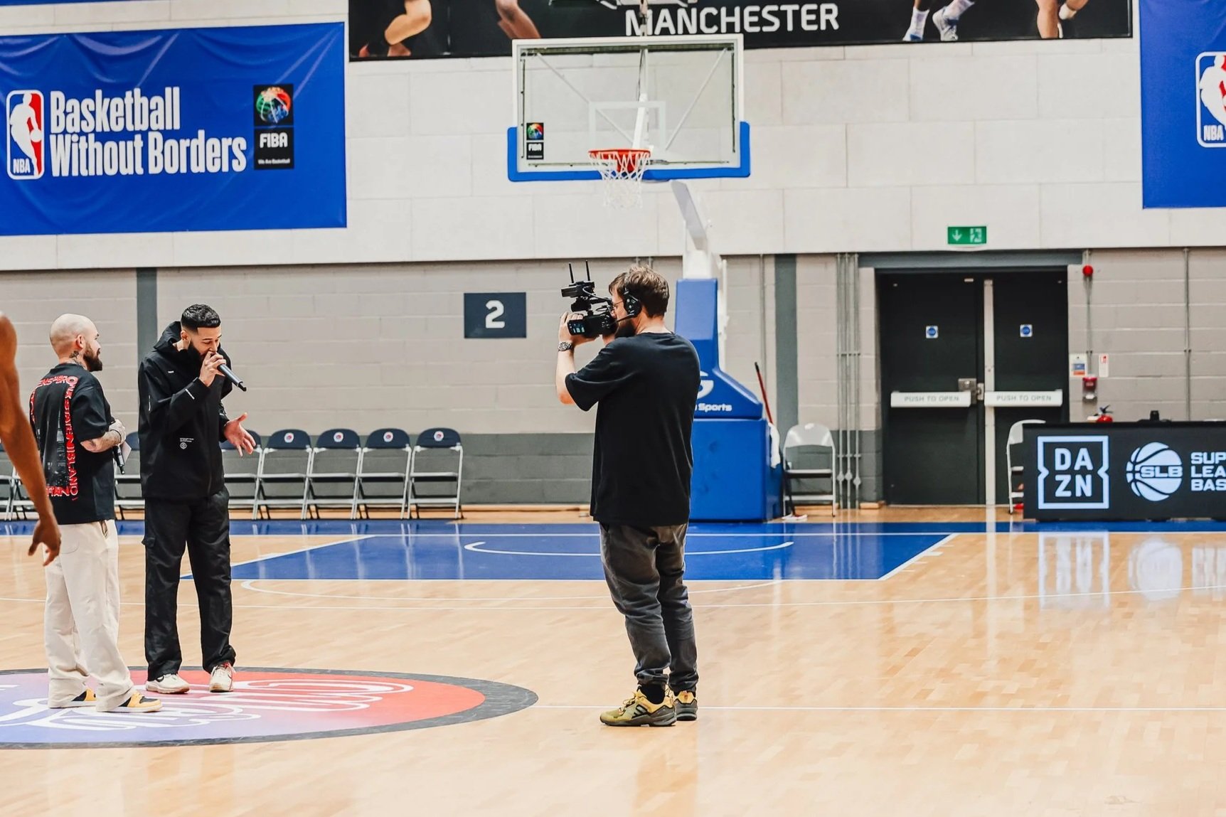 Basketball broadcast action match coverage